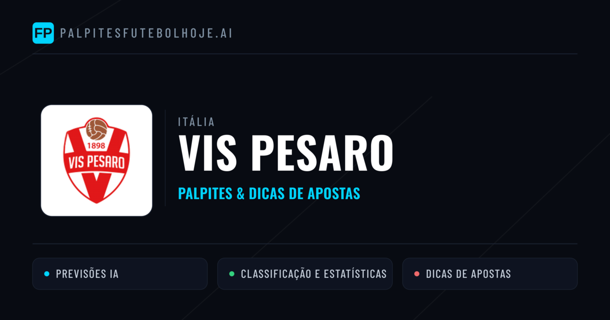 Vis Pesaro Palpites & Estatísticas