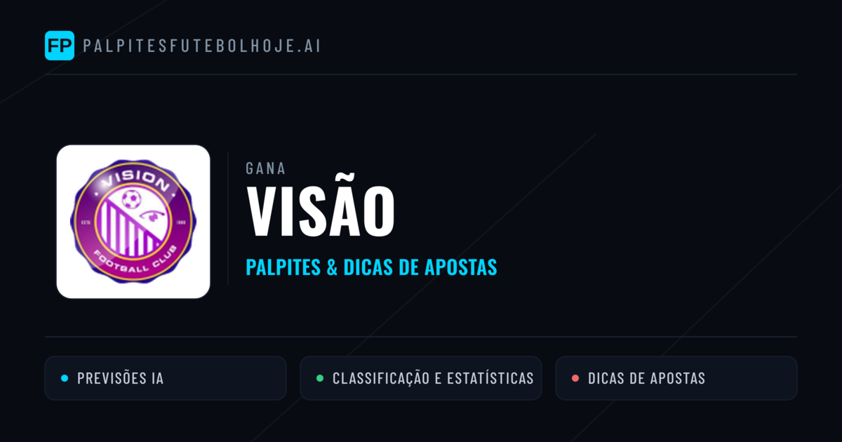 Visão Palpites & Estatísticas
