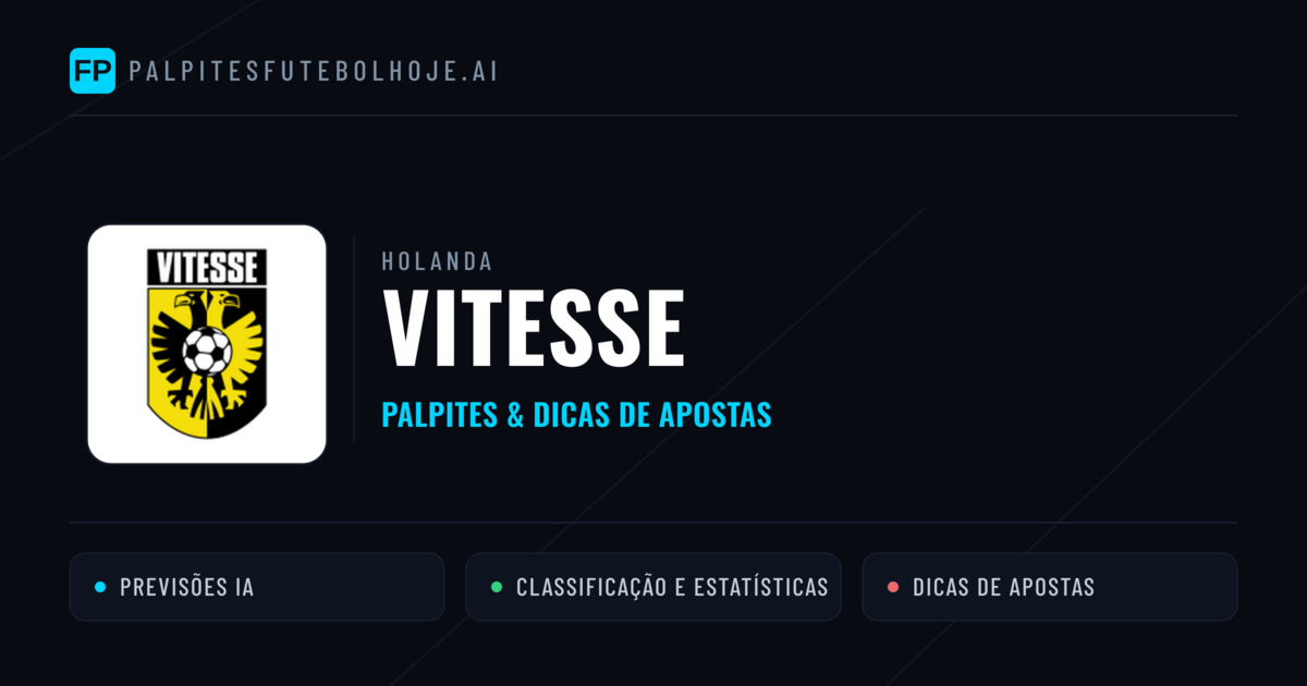 Vitesse Palpites & Estatísticas