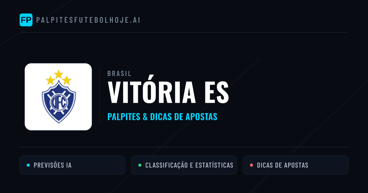 Vitória ES Palpites & Estatísticas