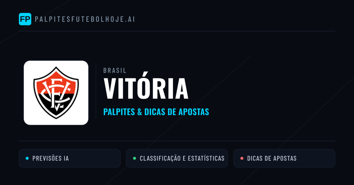 Vitória Palpites & Estatísticas