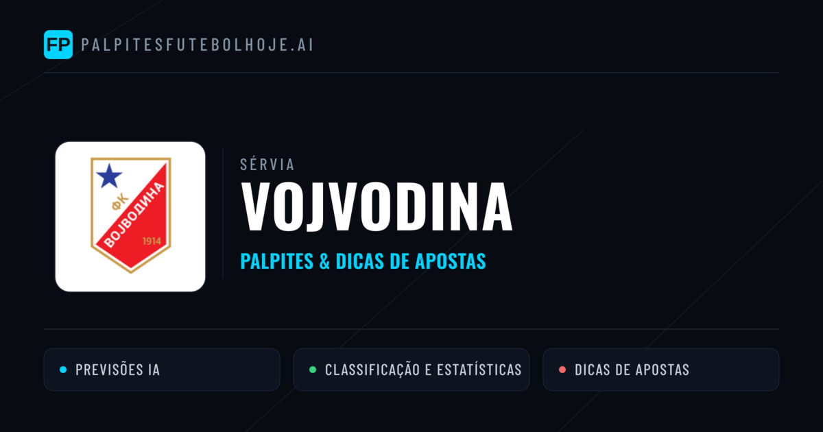Vojvodina Palpites & Estatísticas