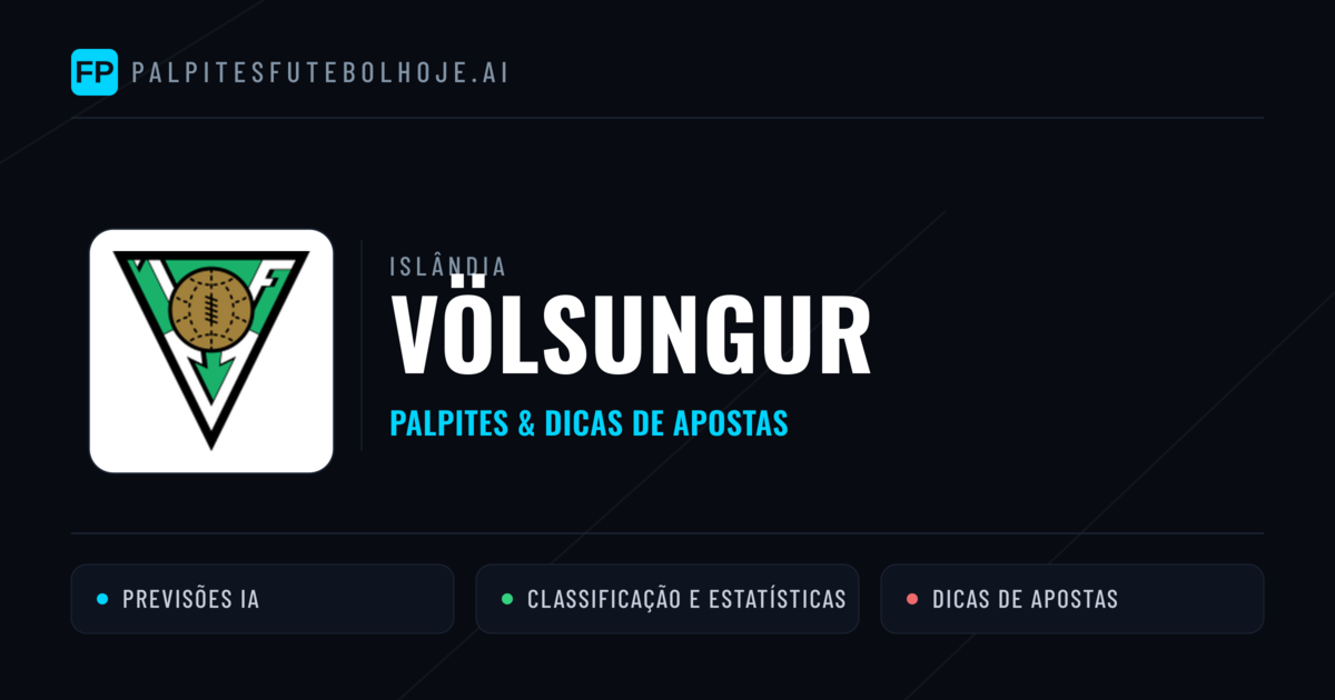 Völsungur Palpites & Estatísticas