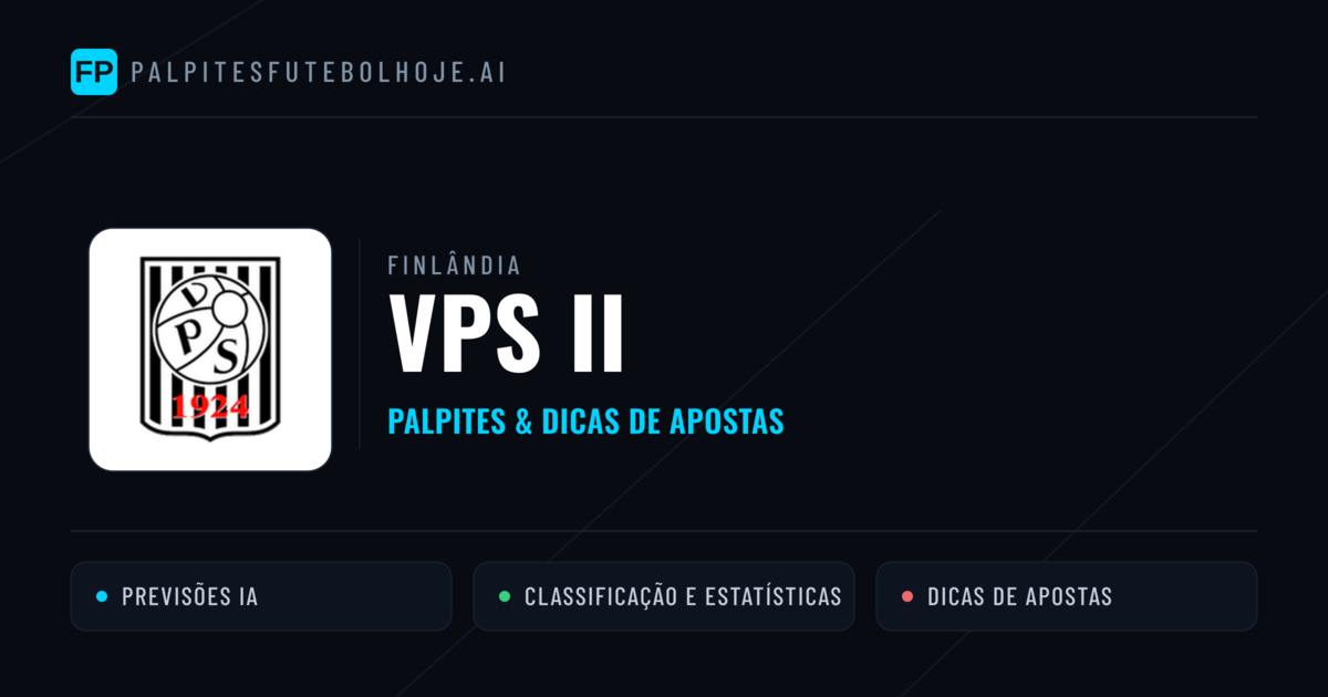 VPS II Palpites & Estatísticas