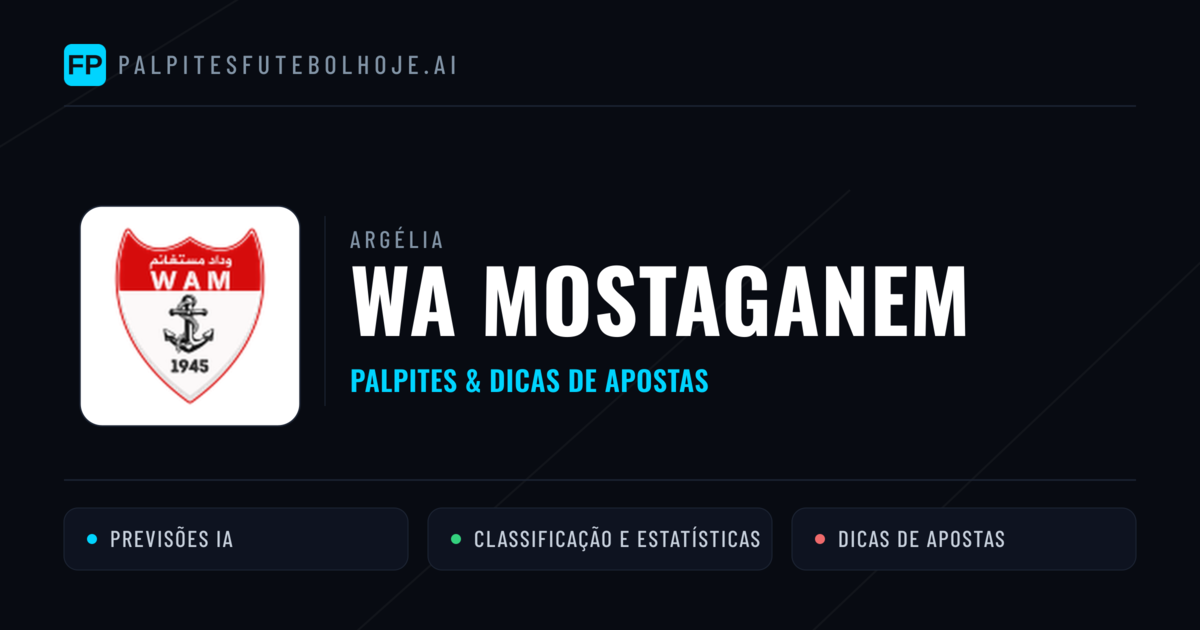 WA Mostaganem Palpites & Estatísticas