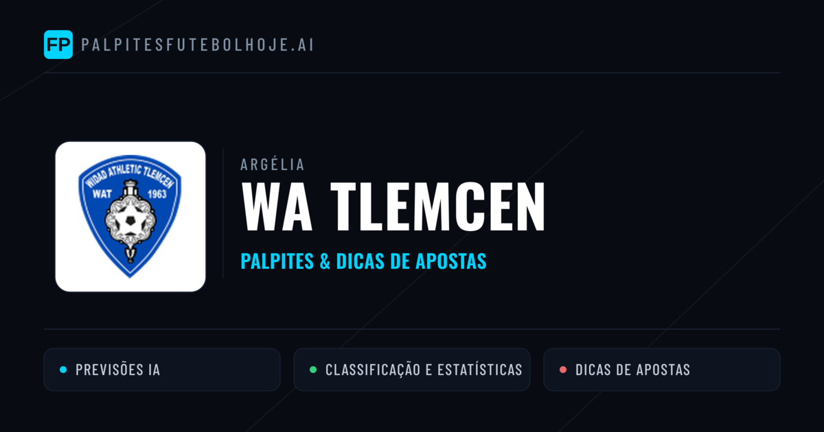 WA Tlemcen Palpites & Estatísticas