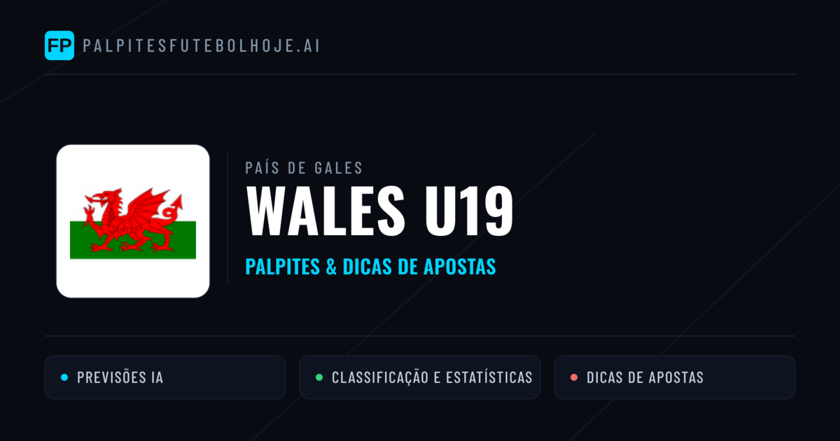 Wales U19 Palpites & Estatísticas