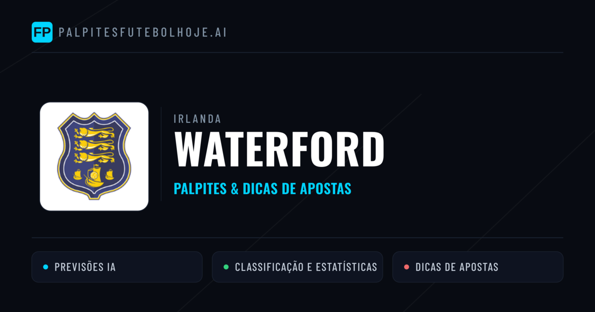 Waterford Palpites & Estatísticas