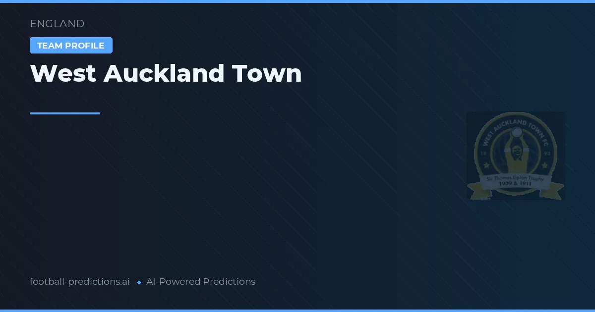 West Auckland Town Palpites & Estatísticas