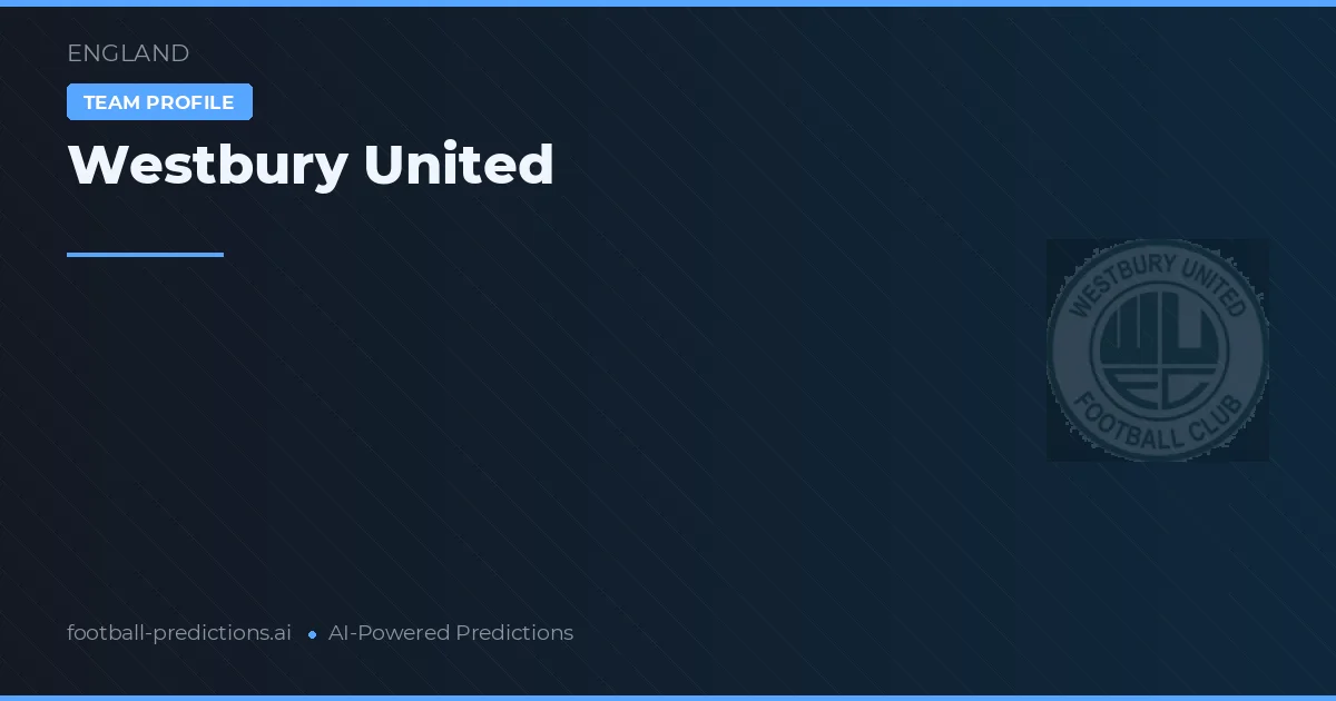 Westbury United Palpites & Estatísticas