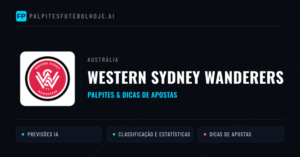 Western Sydney Wanderers Palpites & Estatísticas