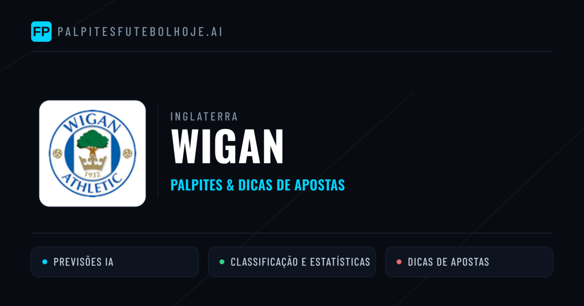 Wigan Palpites & Estatísticas