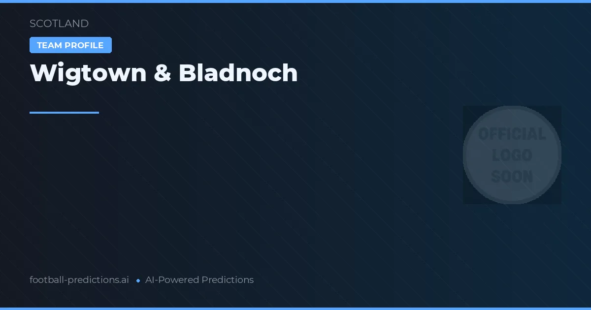 Wigtown & Bladnoch Palpites & Estatísticas