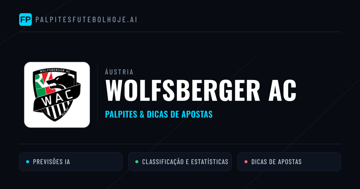 Wolfsberger AC Palpites & Estatísticas