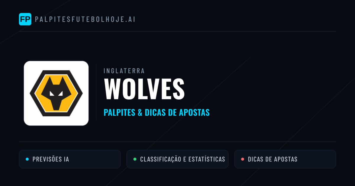 Wolves Palpites & Estatísticas