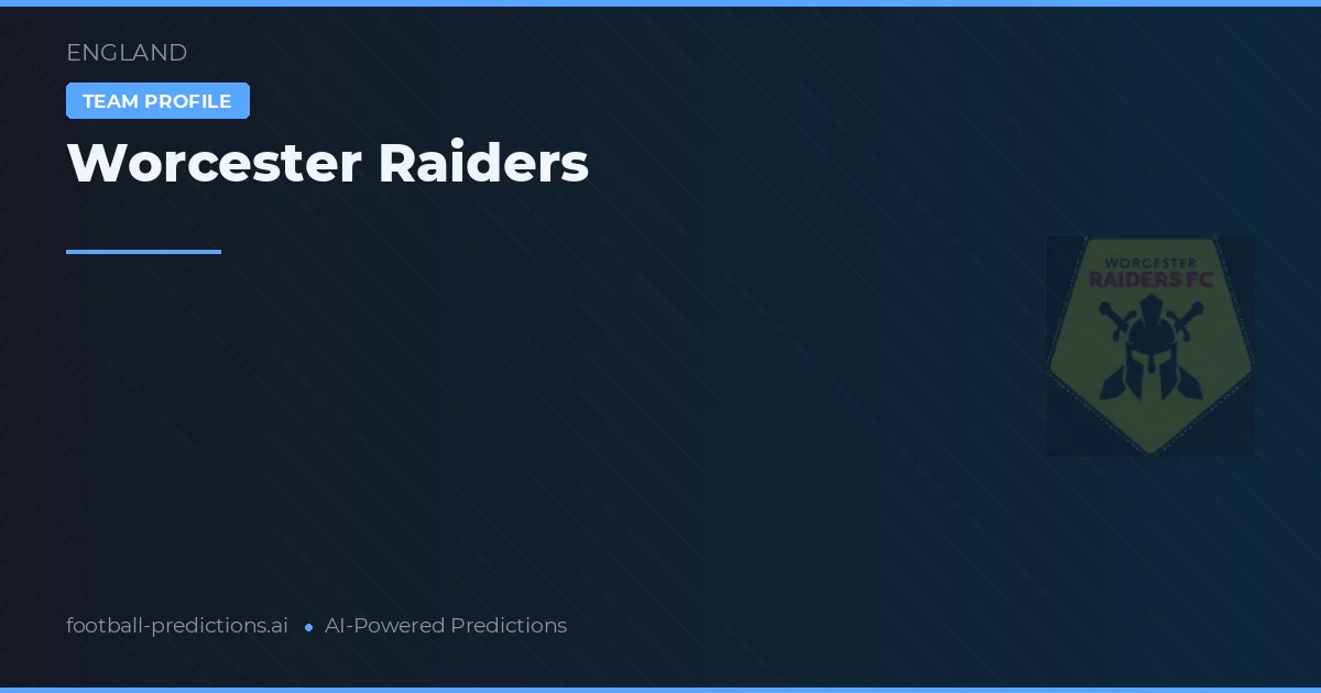 Worcester Raiders Palpites & Estatísticas