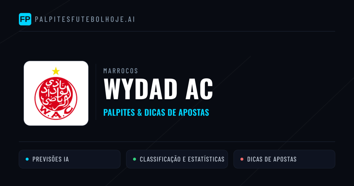 Wydad AC Palpites & Estatísticas