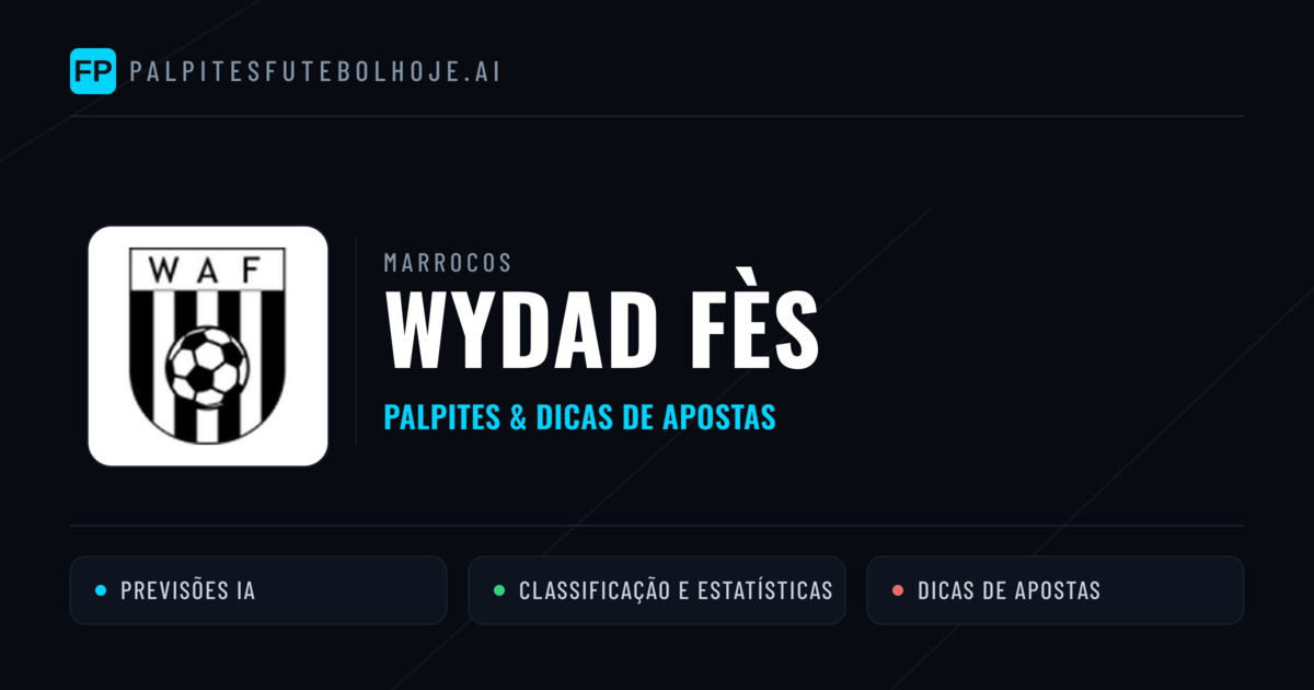 Wydad Fès Palpites & Estatísticas