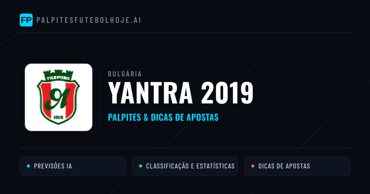 Yantra 2019 Palpites & Estatísticas