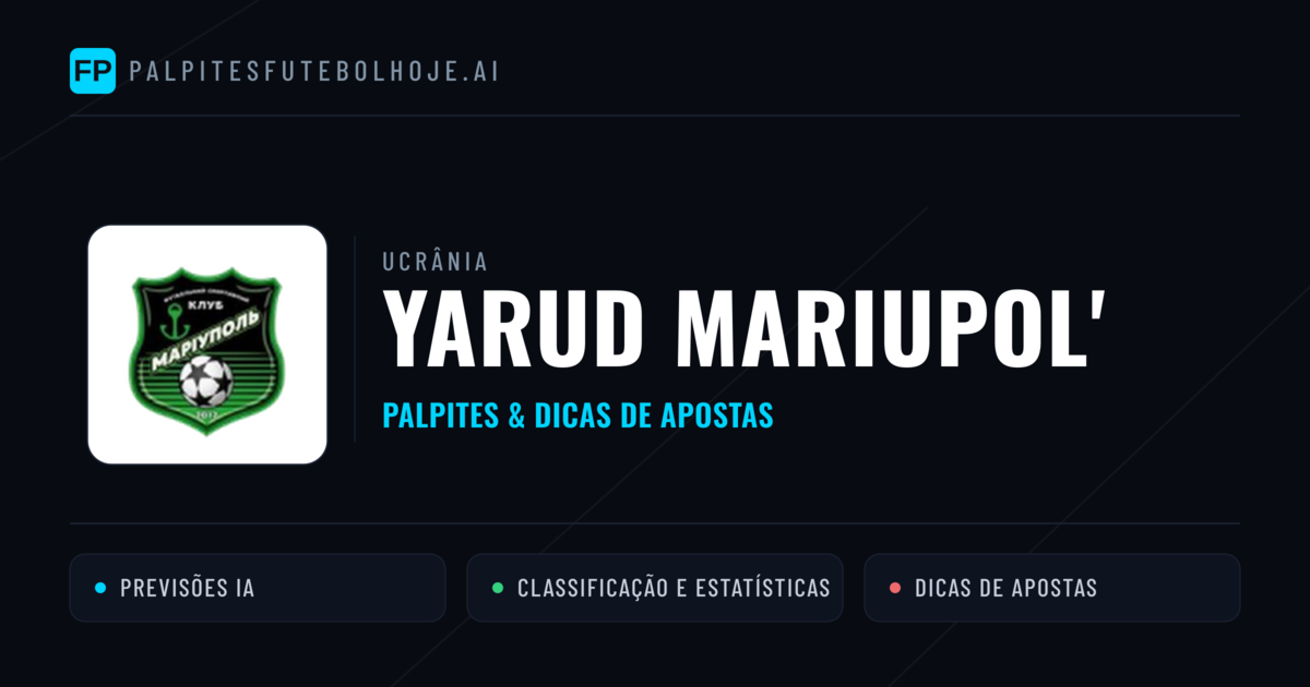 Yarud Mariupol' Palpites & Estatísticas