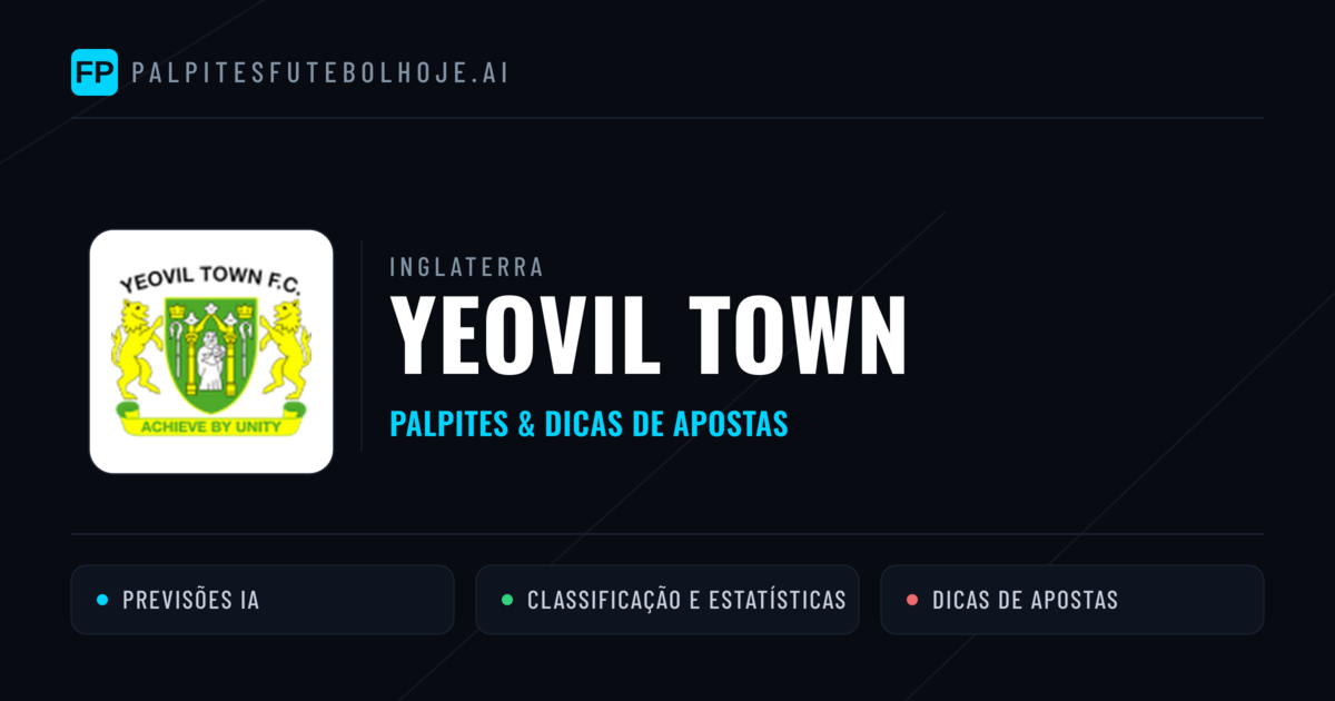 Yeovil Town Palpites & Estatísticas