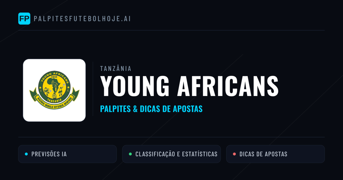 Young Africans Palpites & Estatísticas