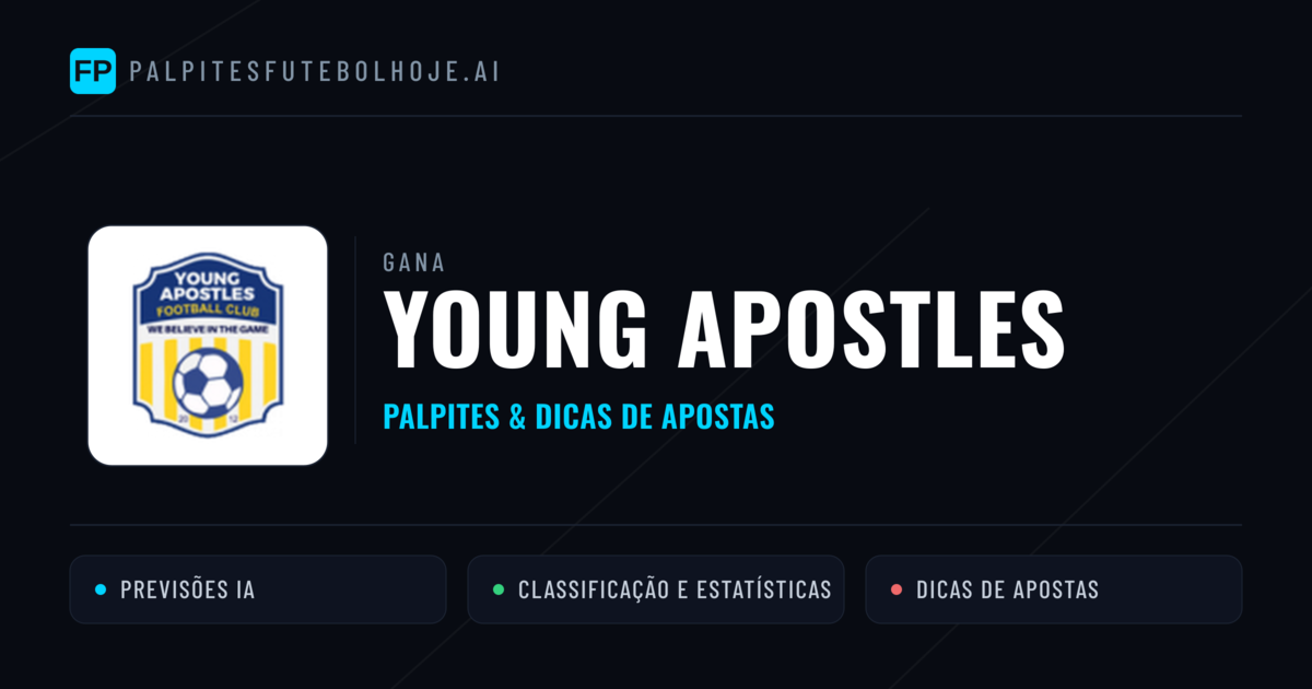 Young Apostles Palpites & Estatísticas