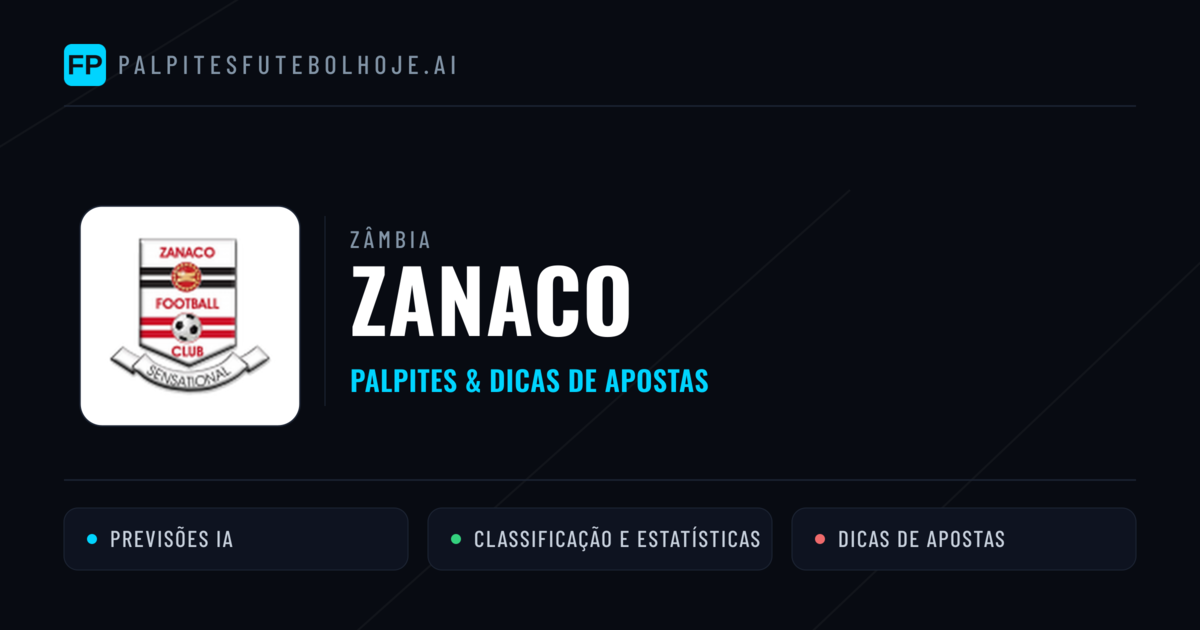 Zanaco Palpites & Estatísticas