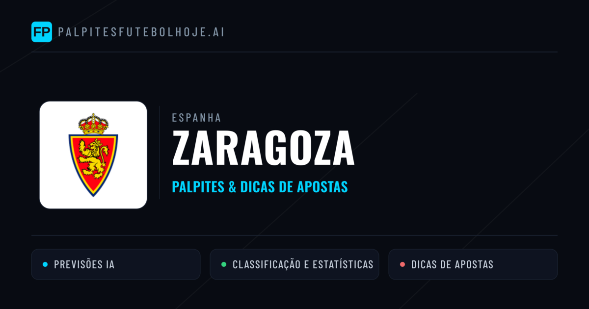 Zaragoza Palpites & Estatísticas