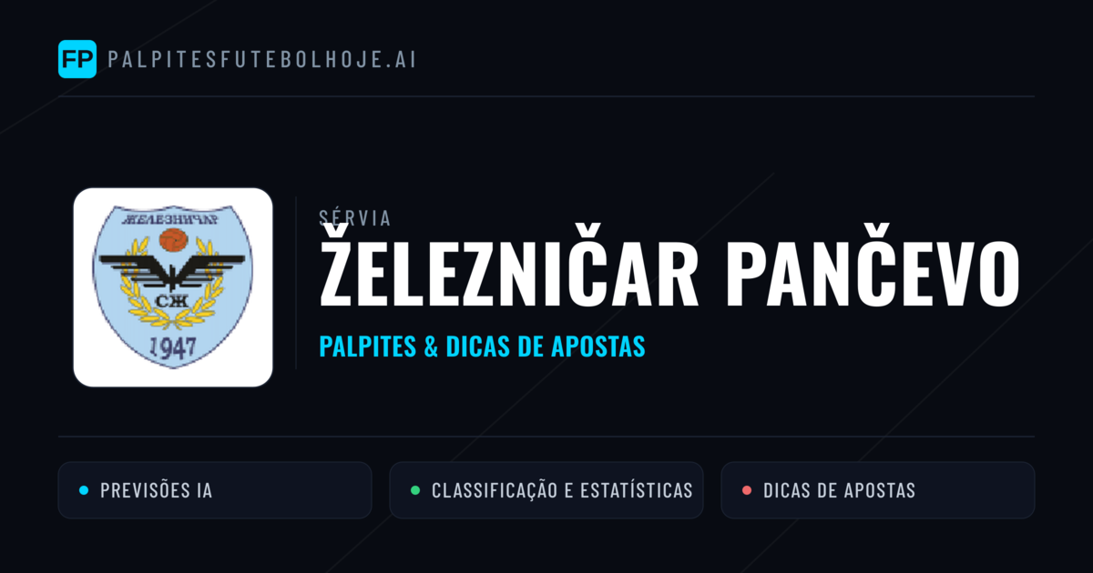 Železničar Pančevo Palpites & Estatísticas