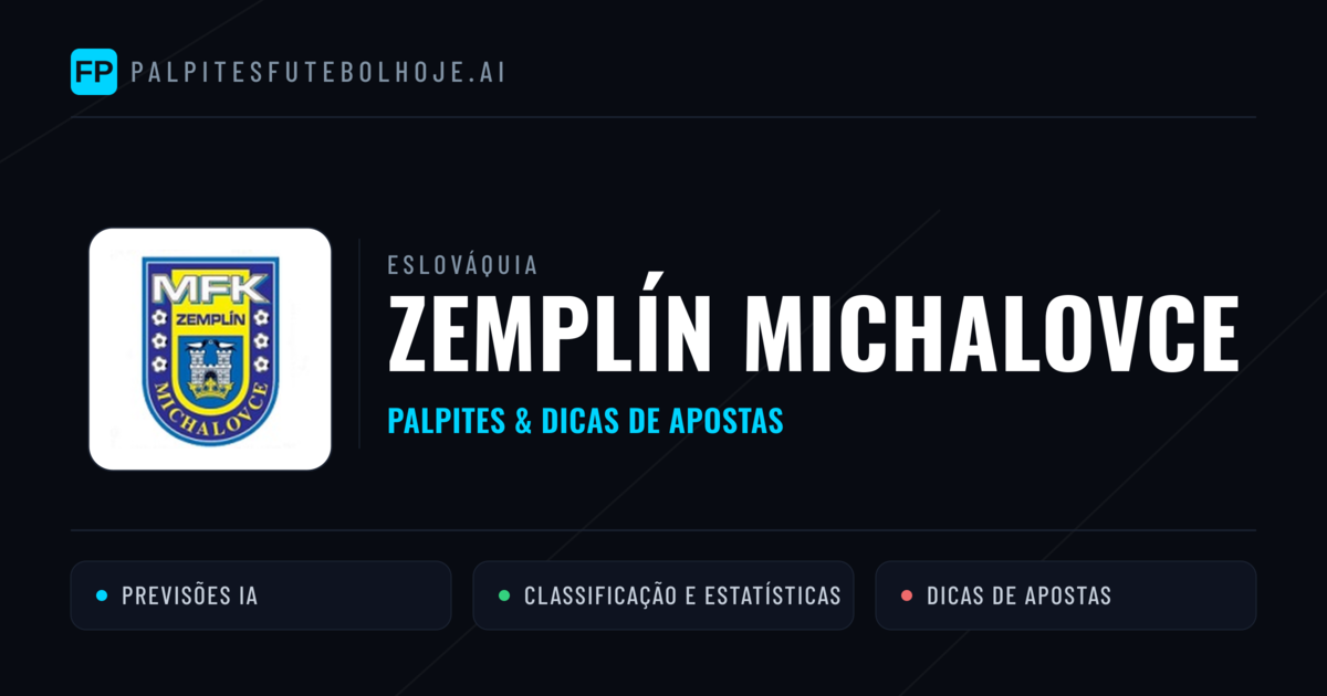 Zemplín Michalovce Palpites & Estatísticas