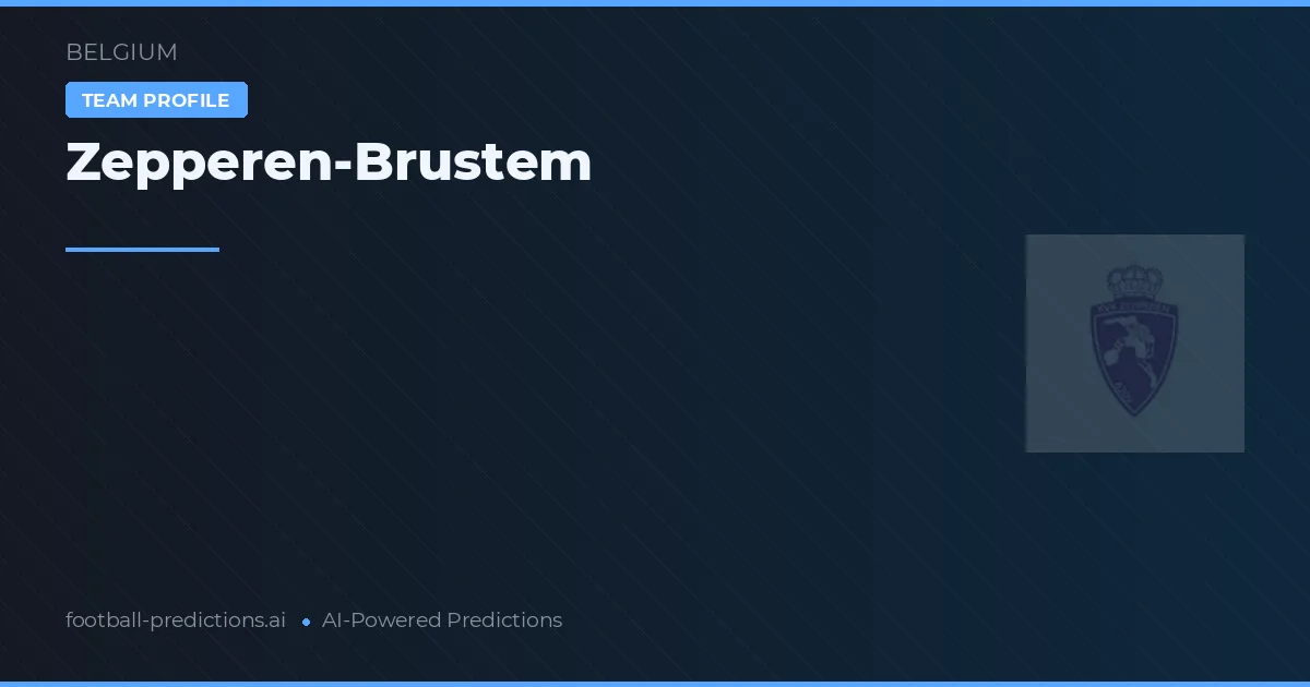 Zepperen-Brustem Palpites & Estatísticas