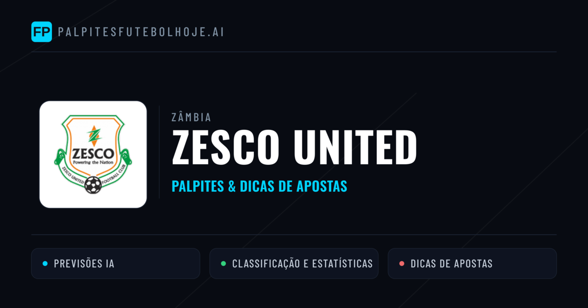 ZESCO United Palpites & Estatísticas