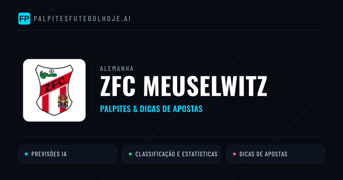 ZFC Meuselwitz Palpites & Estatísticas