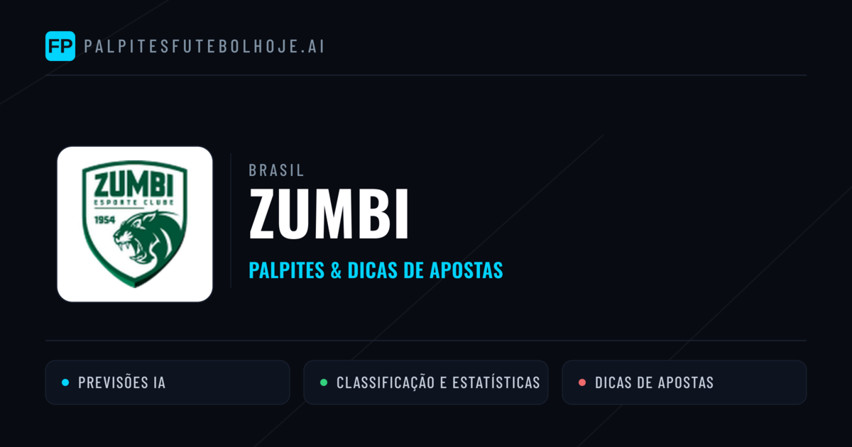 Zumbi Palpites & Estatísticas