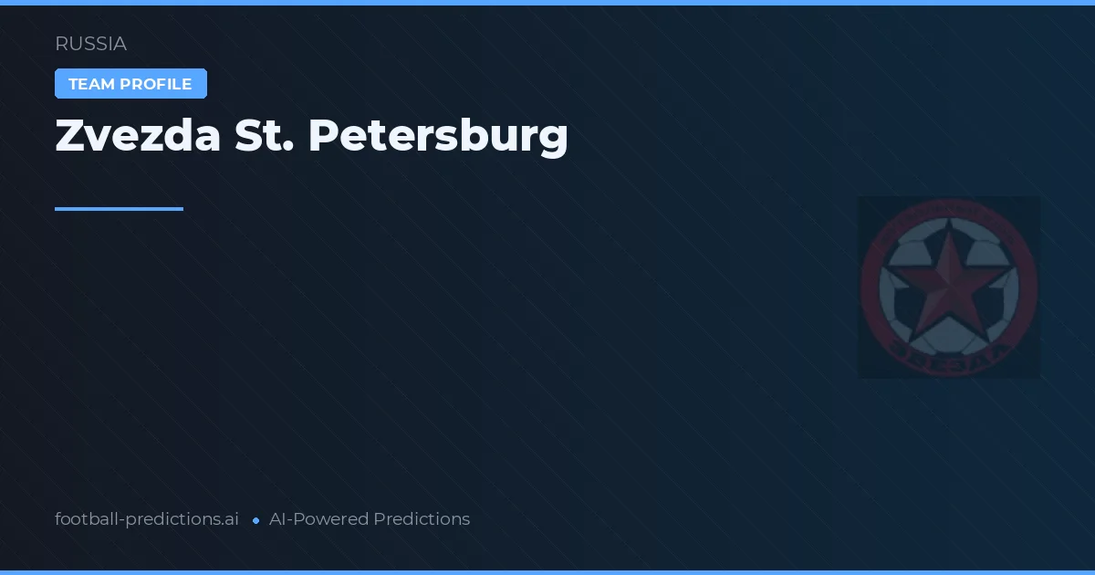 Zvezda St. Petersburg Palpites & Estatísticas