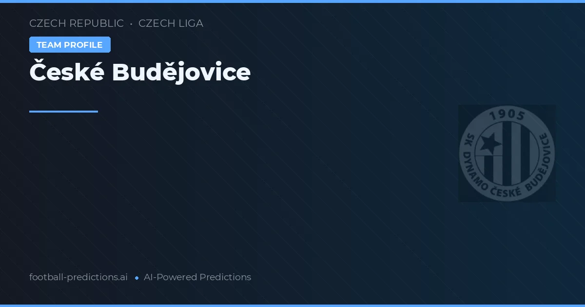 České Budějovice Palpites & Estatísticas