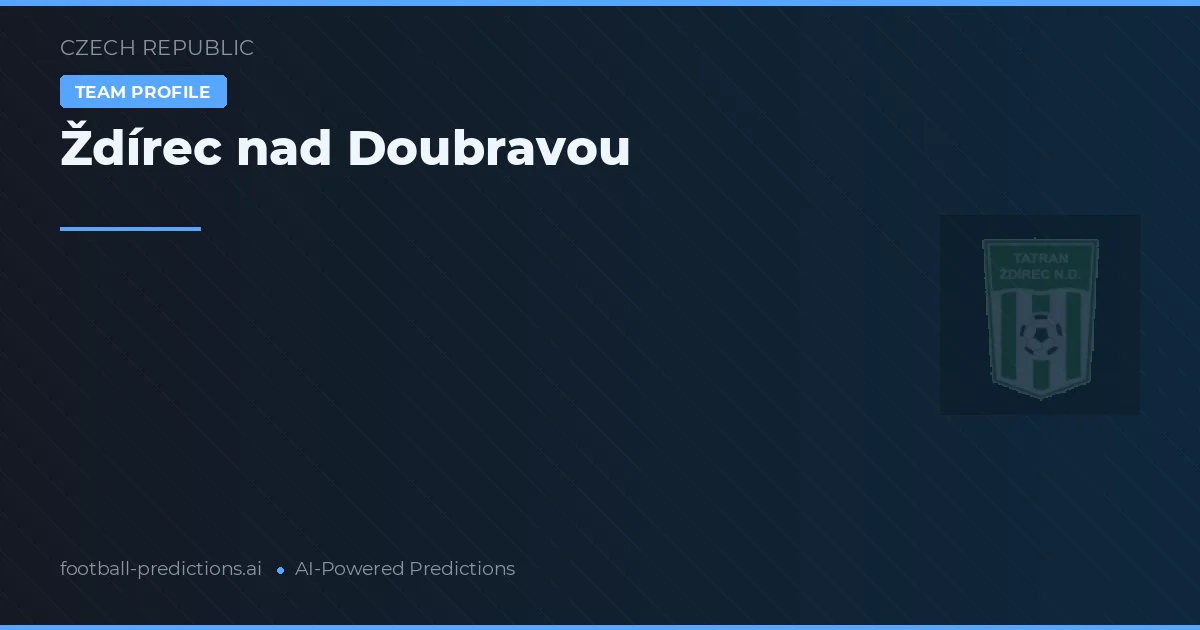 Ždírec nad Doubravou Palpites & Estatísticas
